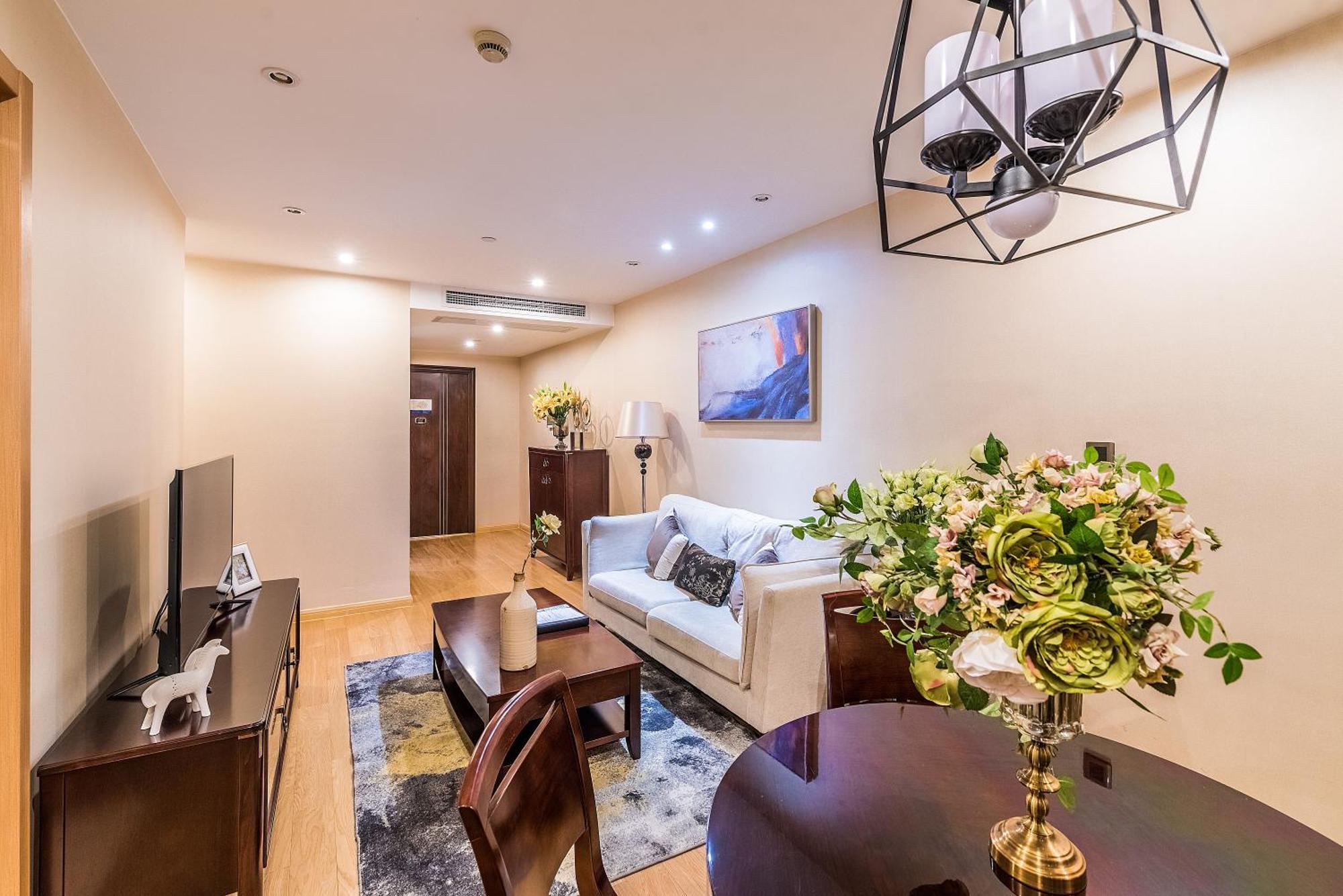 Green Court Residence Jinqiao Diamond Shanghai Esterno foto