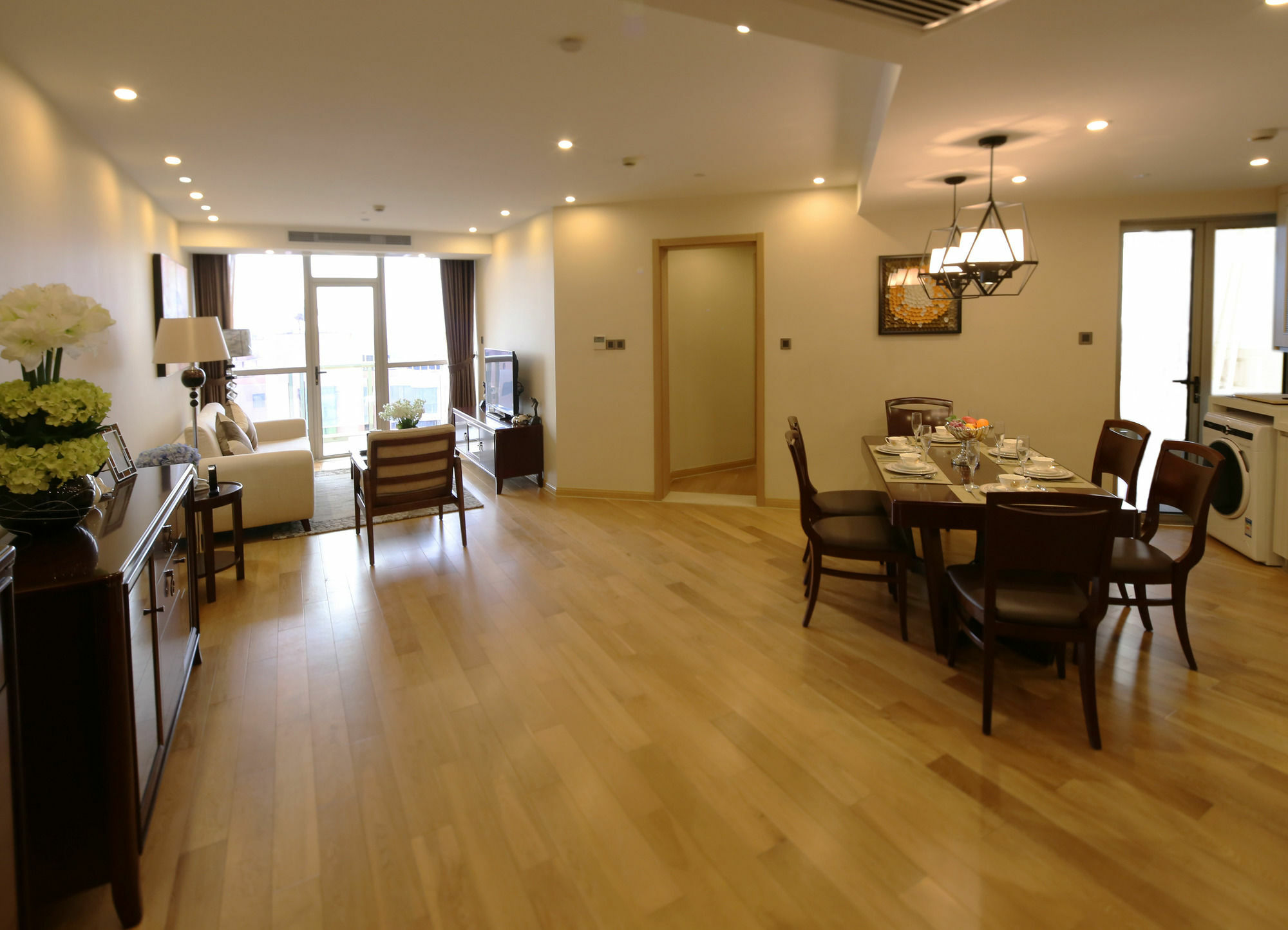 Green Court Residence Jinqiao Diamond Shanghai Esterno foto