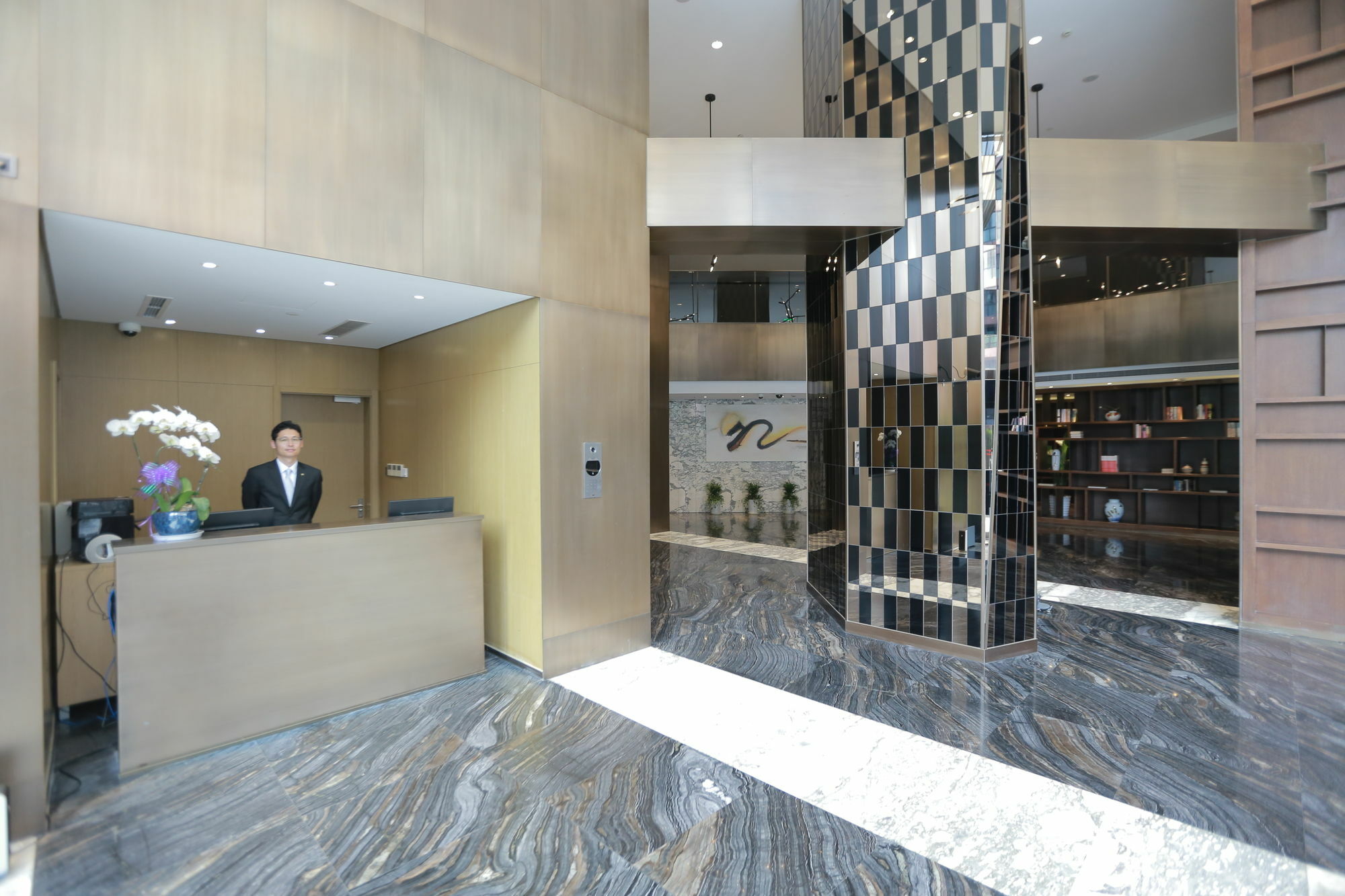 Green Court Residence Jinqiao Diamond Shanghai Esterno foto